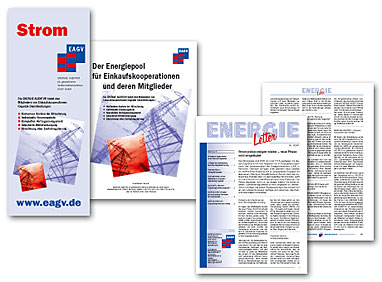 Messeplakat - Werbeanzeige - Info-Brief: ENERGIE AGENTUR f&uuml;r gewerbliche Verbundunternehmen EAGV GmbH, Hamburg